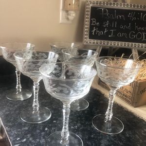 Vintage Crystal Stemware